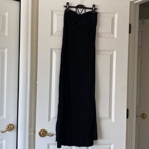 strapless maxi sundress